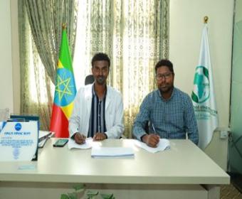 የዶ/ር ቦጋለች ገብሬ መታሰቢያ አጠቃላይ ሆስፒታል ከአለርት ኮምፕርሄንሲቭ እስፔሻላይዝድ ሆስፒታል ጋር ተባብሮ በመሥራት የጤናውን ጥራትና ተደራሽነትን ለማሳካት የጋራ መግባቢያ ሰነድ ተፈራርሞ ሂደቱን በተግባር ማሳየት ጀምሯል።